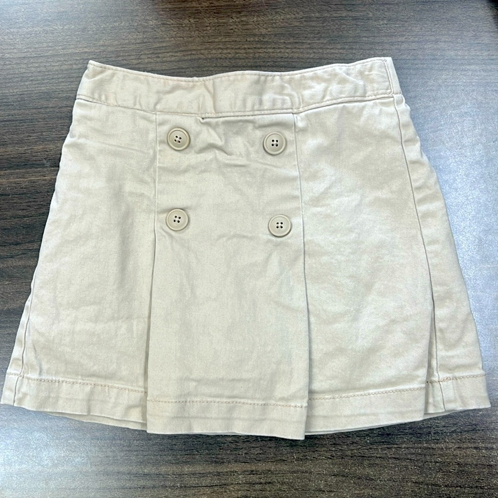Old Navy School Uniform Khaki Skirt Girls Size 8